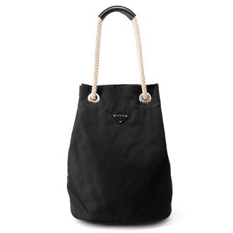 Prada Black Nylon Tote Bag (Pre-Owned)