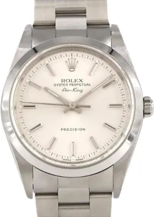 Rolex Pre-owned Air-King Acciaio Inossidabile Automatico 14000M - - Pre-owned - Donna - Grigio - ONE SIZE