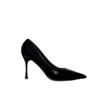 twentyfour Schoenen, Dames, Zwart, 39 EU, Leer, Haitch Met Hak