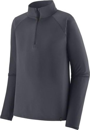 Patagonia Capilene Midweight Zip-Neck Kunstfaserunterw&auml;sche f&uuml;r Herren | grau/blau
