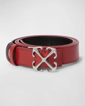 Off-white New Arrow Reversible Leather Belt