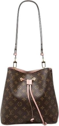 Louis Vuitton Pre-owned Neonoe Bucket Bag - Dames - Vintage Tas - Bruin - ONE Size - Leer - Vintage