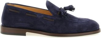 Brunello Cucinelli Blue Slip On Loafers