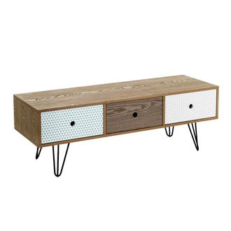 tomasucci HIJO 3-drawer TV stand, multicolored