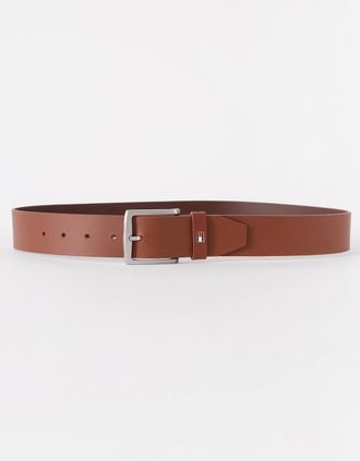 Tommy Hilfiger Mens Tommy Hilfiger Denton Mens Belt 4cm - Dark Tan - Brown - Size: W40