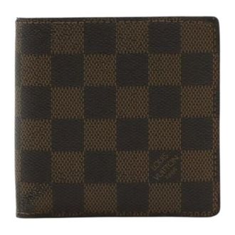 Louis Vuitton Pre-owned Wallets, female, Brown, Size: ONE SIZE Pre-owned Portefeuille Marco Damier Wallet