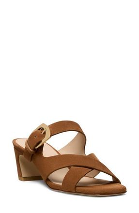 Stuart Weitzman Sai Slide 50 in New Camel at Nordstrom, Size 7.5