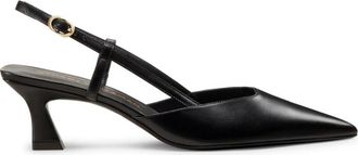 Stuart Weitzman Vinnie 50 Slingback - Dames - Pumps - Zwart - 39 1/2 EU - Schoenen