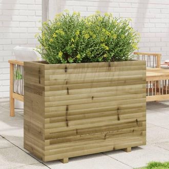 vidaXL Jardinera Madera De Pino Impregnada 90x40x72,5 Cm Vidaxl