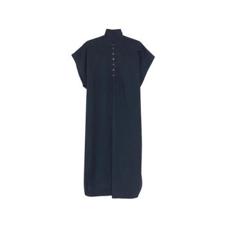 Barena Shirt Dresses, female, Blue, Size: 3XS Button-fastening Dress