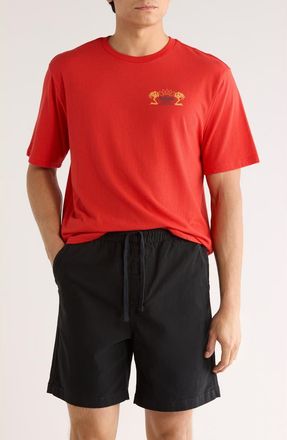 Volcom Cosmic Root Cotton Graphic T-Shirt in Ribbon Red at Nordstrom Rack, Size Xx-Large