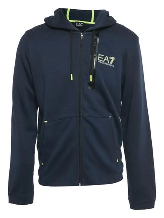 Emporio Armani Jersey hoodie - Blauw