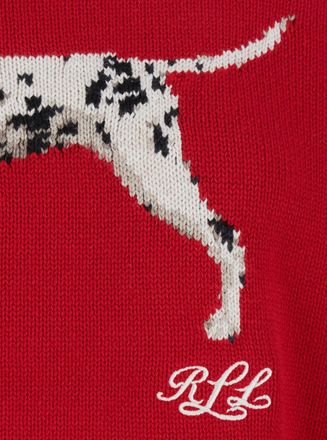 Lauren Ralph Lauren Cotton Knit Pullover Sweater - Red