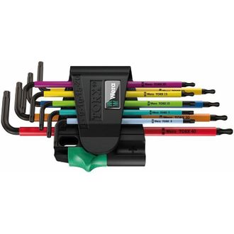 Wera Juego De Llaves Torx Multicolor Tx8-tx40 - W05024335001
