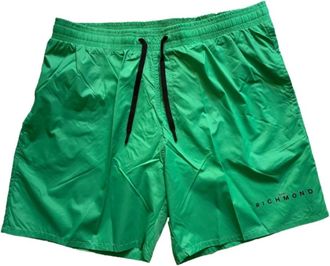 John Richmond Swimwear Mattal - Heren - Strandmode - Groen - 2XL - Polyester - Badmode