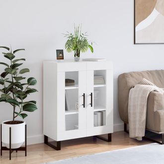 vidaXL Aparador De Madera De Ingenier&iacute;a Blanco 69,5x34x90 Cm Vidaxl