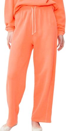 American Vintage Womens Izubird Joggers In Fluorescent Orangeade