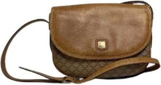 Celine Pre-owned Cross Body Bags, female, Beige, Size: ONE SIZE Pre-owned Vintage Cross Body Bag