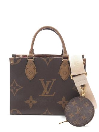 Louis Vuitton 2021-2025 Monogram Giant OntheGo PM satchel - Marrone