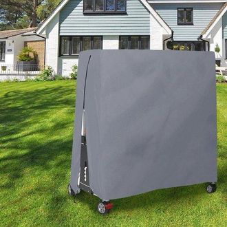 OEM Funda Impermeable Y Antipolvo Para Mesas De Ping Pong De Exterior, 165x70x185cm, Gris