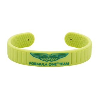 Aston Martin AM Formula 1 Silicone Bangle - Heren - Armbanden - Geel - ONE Size - Accessoires