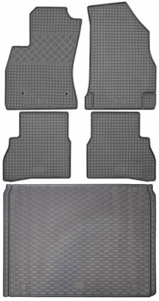 OEM Opel Combo D Van De 2012 A Diciembre De 2017. Juego De Alfombrillas De Goma Para Coche Y Alfombrilla Para Maletero