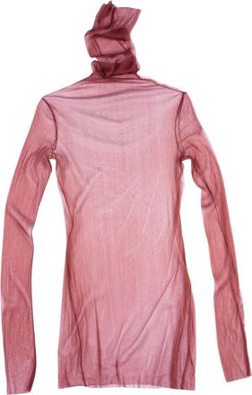 Cortana Cisne de tul Top - Dames - Longsleeves - Rood - XS - Nylon - Tops