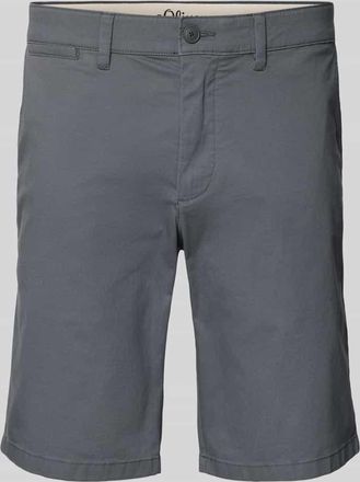 s.Oliver Red Label Regular Fit Bermudas aus Baumwoll-Mix Modell PHOENIX in Anthrazit, Gr&ouml;&szlig;e 30