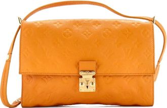 Louis Vuitton Fascinante Handbag Monogram Empreinte Leather shoulder bag - Oranje
