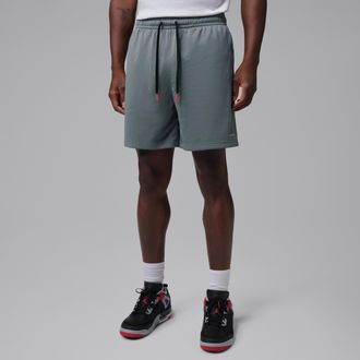 Nike Jordan Mens Jordan Brooklyn Mesh Shorts in Grey | IR1419-084