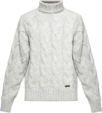 Dsquared2 Truien & Vesten, Heren, Grijs, M, Alpaca trui