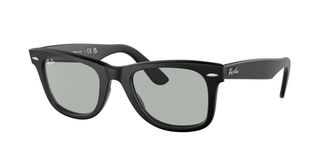 Ray-Ban RB2140F Wayfarer Asian Fit 601SR5 Mens Sunglasses Black Size 52
