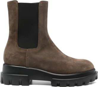 AGL Stivali con suola scanalata - Marrone