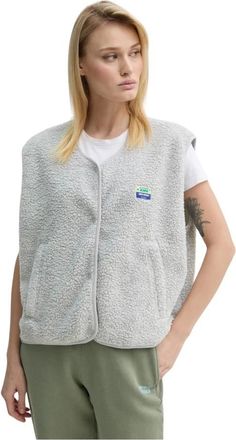 American Vintage Hoktown Vest - Dames - Bodywarmers - Grijs - M/L - Polyester - Jassen