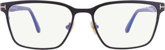 Tom Ford Blue Light Block Square Mens Eyeglasses FT5733-B 002 55