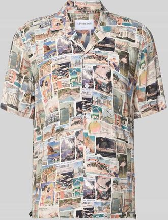 Lindbergh Lindbergh Relaxed Fit Freizeithemd aus Viskose mit Reverskragen in Weiss, Gr&ouml;&szlig;e XXXL