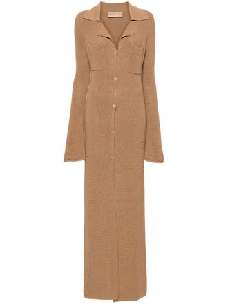Aya Muse Cardigan lungo Agos - Toni neutri