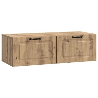vidaXL Mueble Para Tv De Pared Roble Artesanal 98 X 41 X 30 Cm Vidaxl