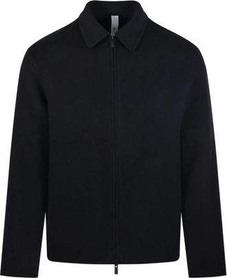 Hev&ograve; Verdemare Jacket - Heren - Zomerjassen - Zwart - 2XL - Wol - Jassen