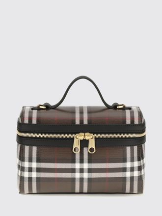 Burberry Vanity Mini Handbag in Vintage Check Canvas with a Removable Strap