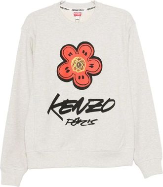 Kenzo Tops, Heren, Grijs, S, Stijlvolle Sweaters Collectie