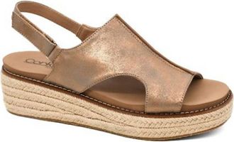 Corkys Footwear Womens Ready Or Not Sandals In Bronze Metallic