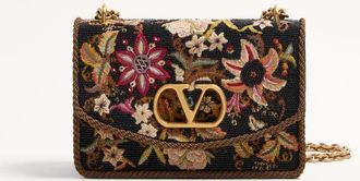 Valentino Garavani Valentino Garavani Vain Embroidered Shoulder Bag Wo