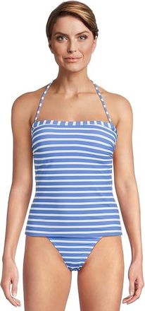 Tommy Bahama Coastline Stripe Bandini Womens Swimwear Paradiso Blu : LG (US 14), Nylon/Spandex