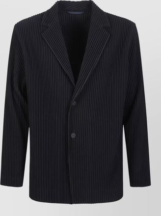 Homme Pliss&eacute; Issey Miyake single-breasted coat
