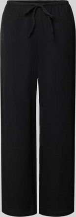 Only Loose Fit Weite Hose aus reiner Baumwolle Modell THYRA in Black, Gr&ouml;&szlig;e XL