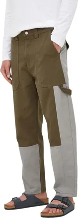 Benetton Rechte jeans - Heren - Jeans - Groen - Maat: XL Katoen