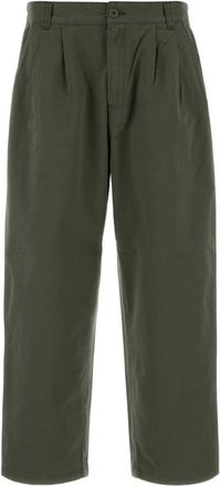 Carhartt Work in Progress Dark Green Pleated Pants
