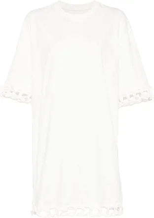 JNBY perforated-detailing cotton dress - women - Cotton - S - White