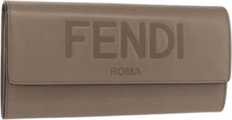 Fendi Pre-owned Wallets, female, Beige, Size: ONE SIZE Pre-owned Vintage Wallet